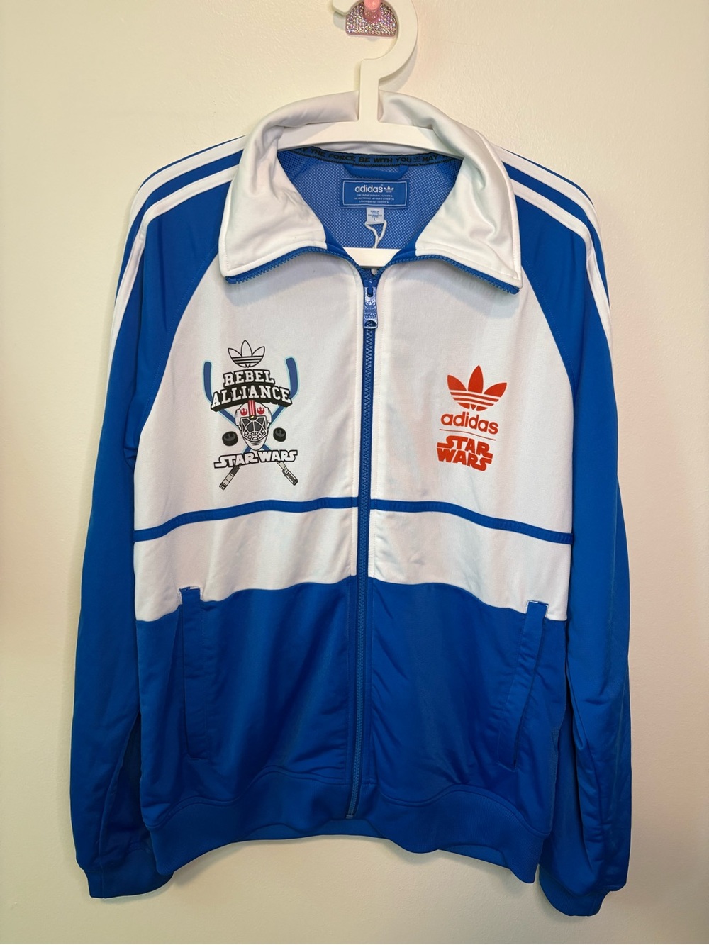 RARE Adidas x Star Wars Rebel Alliance Luke Skywalker Track Jacket - Size Large